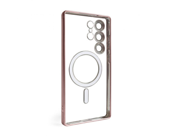 Чехол с функцией MagSafe для Samsung Galaxy S25 Ultra/S938 (2025) pink (06) матовый