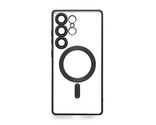 Чехол с функцией MagSafe для Samsung Galaxy S25 Ultra/S938 (2025) black (09) матовый