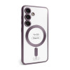 Чехол с функцией MagSafe для Samsung Galaxy S24/S921 (2024), S25/S931 (2025) violet (02) матовый