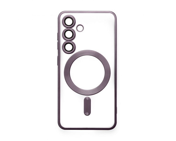 Чехол с функцией MagSafe для Samsung Galaxy S24/S921 (2024), S25/S931 (2025) violet (02) матовый