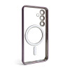 Чехол с функцией MagSafe для Samsung Galaxy S24/S921 (2024), S25/S931 (2025) violet (02) матовый