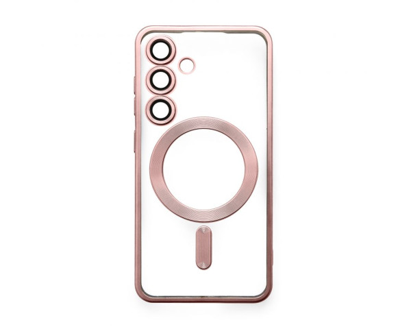 Чехол с функцией MagSafe для Samsung Galaxy S24/S921 (2024), S25/S931 (2025) pink (06) матовый