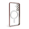Чехол с функцией MagSafe для Samsung Galaxy S24/S921 (2024), S25/S931 (2025) pink (06) матовый
