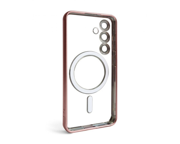 Чехол с функцией MagSafe для Samsung Galaxy S24/S921 (2024), S25/S931 (2025) pink (06) матовый