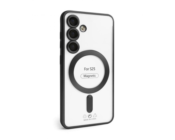 Чохол із функцією MagSafe для Samsung Galaxy S24/S921 (2024), S25/S931 (2025) black (09) матовий