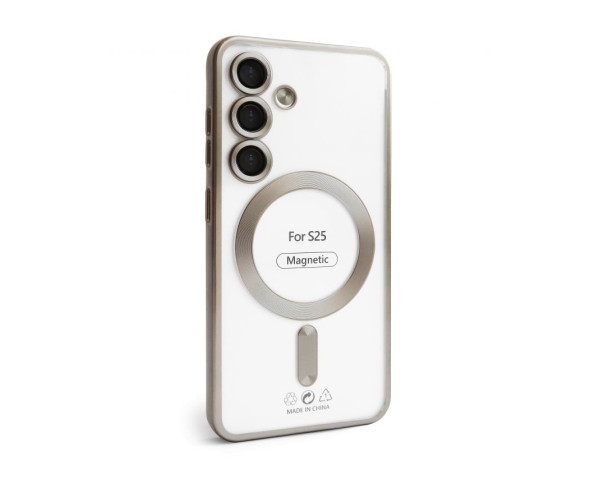 Чохол із функцією MagSafe для Samsung Galaxy S24/S921 (2024), S25/S931 (2025) grey (12) матовий