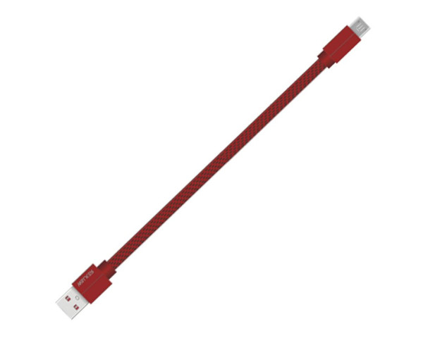 Кабель USB WALKER C755 Micro короткий red