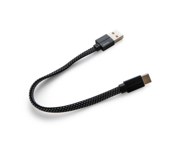 Кабель USB WALKER C755 Type-C короткий black