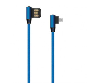 Кабель USB WALKER C770 Lightning dark blue