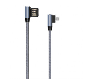 Кабель USB WALKER C770 Lightning grey