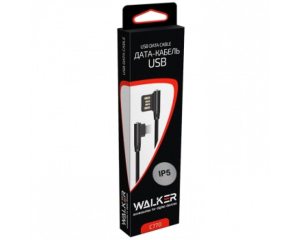 Кабель USB WALKER C770 Lightning grey