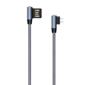 Кабель USB WALKER C770 Micro grey