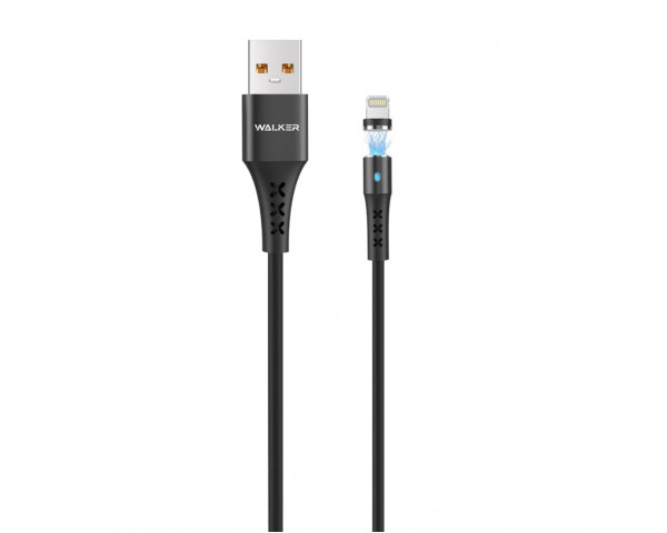 Кабель USB WALKER C775 Lightning Magnetic black