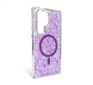 Чохол з MagSafe Glitter для Samsung Galaxy A06/A065 (2024) violet (06)