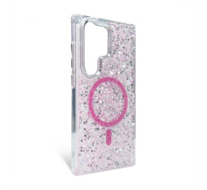 Чохол з MagSafe Glitter для Samsung Galaxy A16 (2025) pink (09)