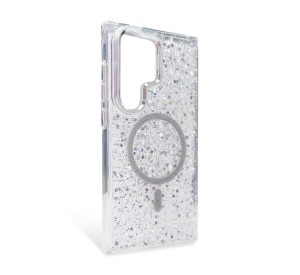 Чохол з MagSafe Glitter для Samsung Galaxy S24 Ultra/S928 (2024) silver (12)