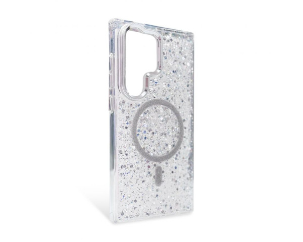 Чохол з MagSafe Glitter для Samsung Galaxy S24/S921 (2024), S25/S931 (2025) silver (12)
