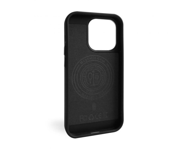 Чехол с функцией MagSafe Textured для Apple iPhone 14 Pro Max black (03)
