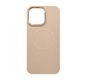 Чохол з функцією MagSafe Textured для Apple iPhone 16 nude (01)