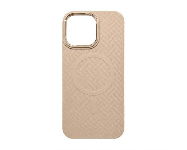 Чохол з функцією MagSafe Textured для Apple iPhone 16 nude (01)