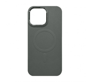 Чохол з функцією MagSafe Textured для Apple iPhone 16 Pro grey (04)