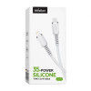 Кабель USB WALKER C795 Type-C to Lightning white