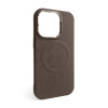 Чохол з функцією MagSafe Textured для Apple iPhone 16 Pro Max brown (02)
