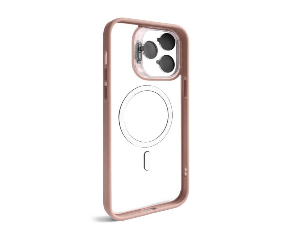 Чохол з функцією MagSafe для Apple iPhone 14 Pro Max з підставкою та захистом для камер pink (10)