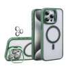 Чехол с функцией MagSafe для Apple iPhone 17 с подставкой и защитой для камер green (01)