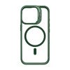 Чехол с функцией MagSafe для Apple iPhone 17 с подставкой и защитой для камер green (01)