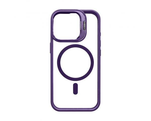 Чохол з функцією MagSafe для Apple iPhone 17 з підставкою та захистом для камер violet (02)