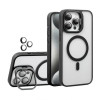 Чохол з функцією MagSafe для Apple iPhone 17 з підставкою та захистом для камер black (03)