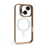 Чохол з функцією MagSafe для Apple iPhone 17 з підставкою та захистом для камер gold brown (09)