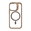 Чохол з функцією MagSafe для Apple iPhone 17 з підставкою та захистом для камер gold brown (09)