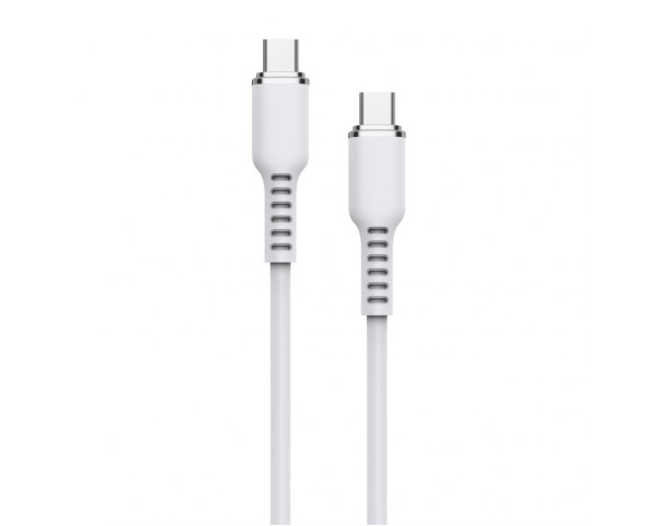 Юсб кабель usb шнур тайпсі type c тайп сі для айфона швидкої зарядки телефона планшета айфон дріт передавання даних WALKER C795 білий з підтримкою quick charge