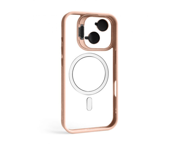 Чохол з функцією MagSafe для Apple iPhone 17 з підставкою та захистом для камер pink (10)