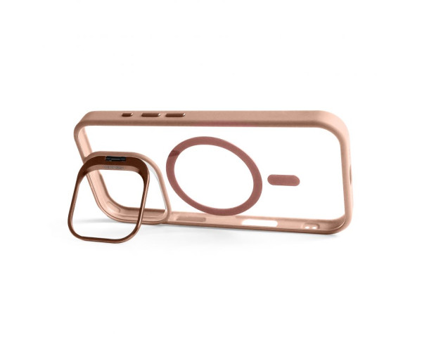 Чохол з функцією MagSafe для Apple iPhone 17 з підставкою та захистом для камер pink (10)