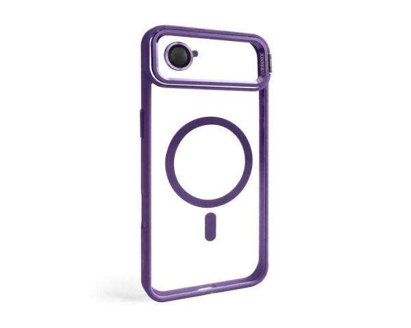 Чохол з функцією MagSafe для Apple iPhone 17 Air з підставкою та захистом для камер violet (02)