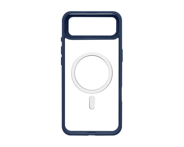 Чохол з функцією MagSafe для Apple iPhone 17 Air з підставкою та захистом для камер dark blue (04)