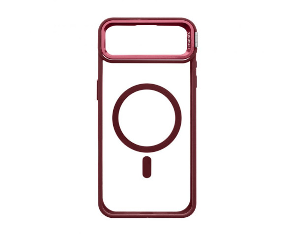 Чехол с функцией MagSafe для Apple iPhone 17 Air с подставкой и защитой для камер bordo (05)