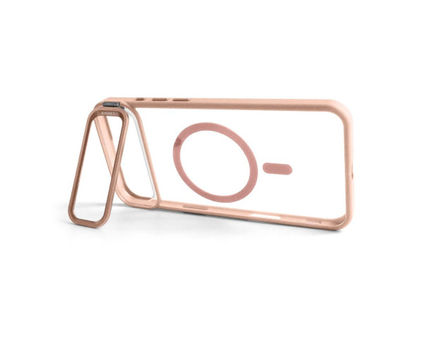 Чохол з функцією MagSafe для Apple iPhone 17 Air з підставкою та захистом для камер pink (10)