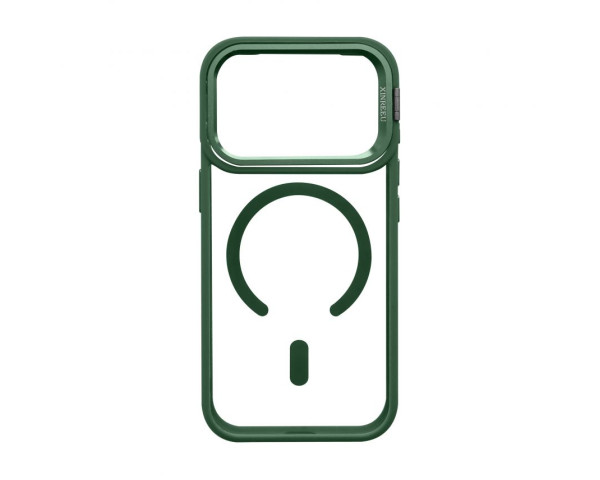 Чохол з функцією MagSafe для Apple iPhone 17 Pro з підставкою та захистом для камер green (01)