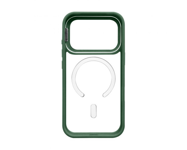 Чохол з функцією MagSafe для Apple iPhone 17 Pro з підставкою та захистом для камер green (01)
