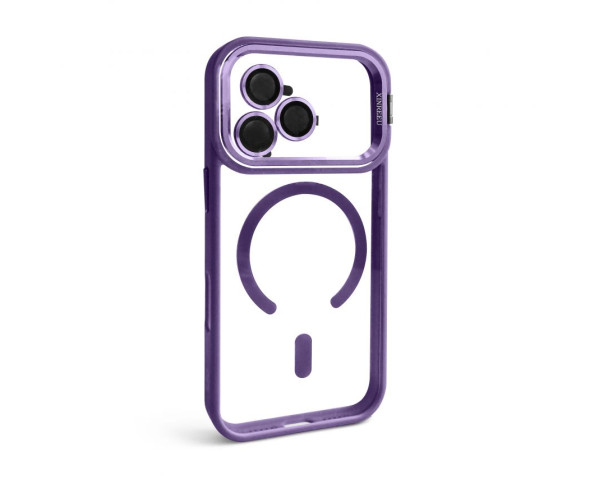 Чохол з функцією MagSafe для Apple iPhone 17 Pro з підставкою та захистом для камер violet (02)
