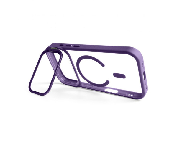 Чохол з функцією MagSafe для Apple iPhone 17 Pro з підставкою та захистом для камер violet (02)