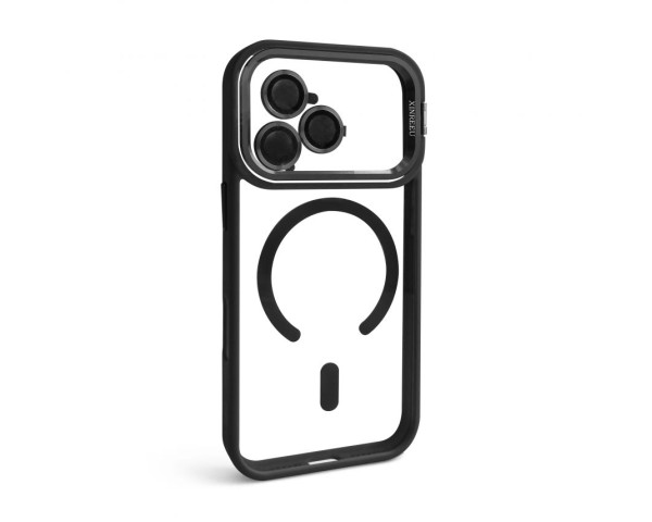 Чохол з функцією MagSafe для Apple iPhone 17 Pro з підставкою та захистом для камер black (03)