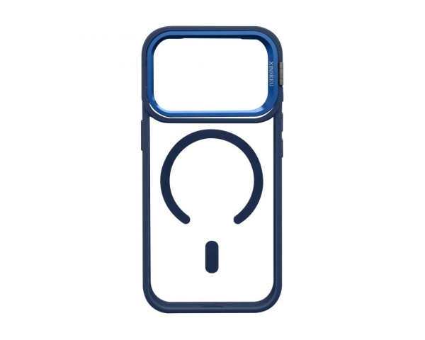 Чохол з функцією MagSafe для Apple iPhone 17 Pro з підставкою та захистом для камер dark blue (04)