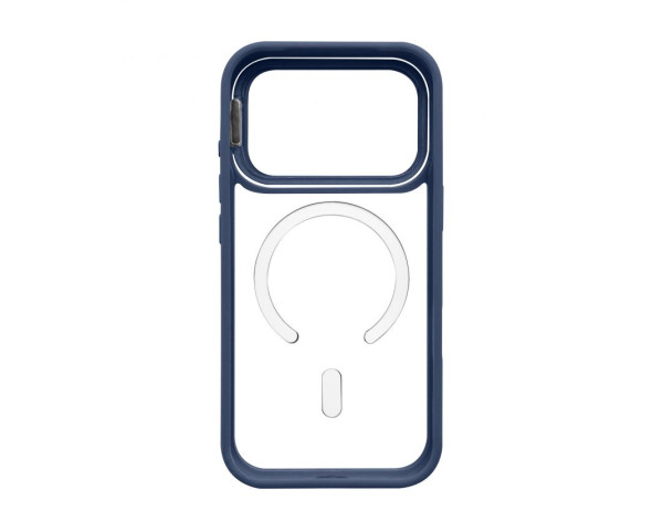 Чохол з функцією MagSafe для Apple iPhone 17 Pro з підставкою та захистом для камер dark blue (04)