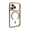 Чохол з функцією MagSafe для Apple iPhone 17 Pro з підставкою та захистом для камер gold brown (09)