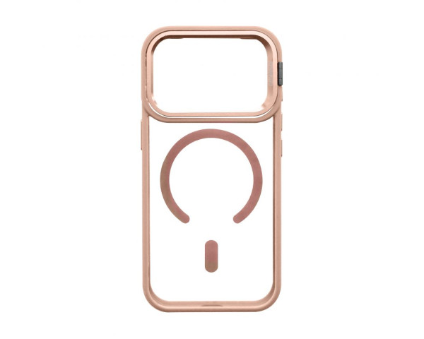 Чохол з функцією MagSafe для Apple iPhone 17 Pro з підставкою та захистом для камер pink (10)